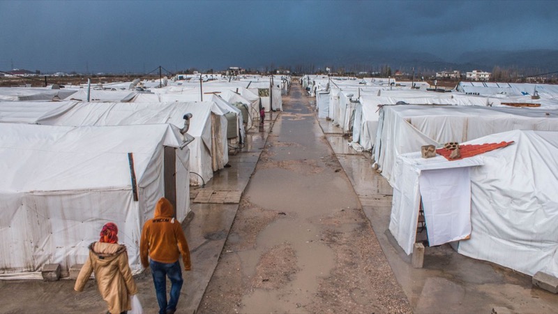campos de refugiados en el Líbano